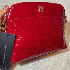 Tommy Hilfiger red crossbody handbag